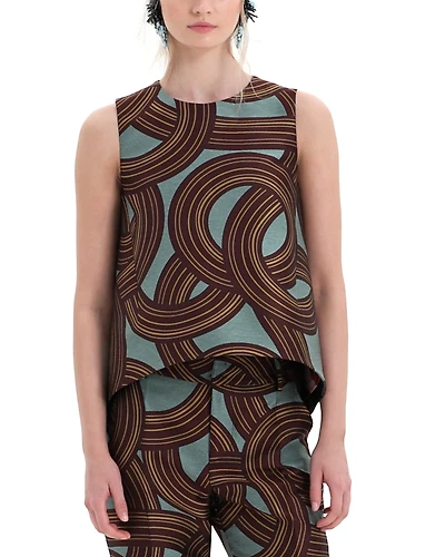 La DoubleJ Scala Jacquard Top