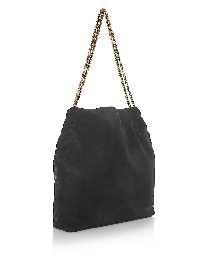 Veronica Beard Large Slouch Suede Shoulder Bag