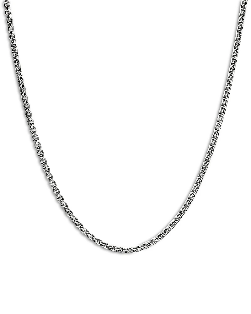 John Hardy Men's Sterling Silver Chain Box Link Necklace
