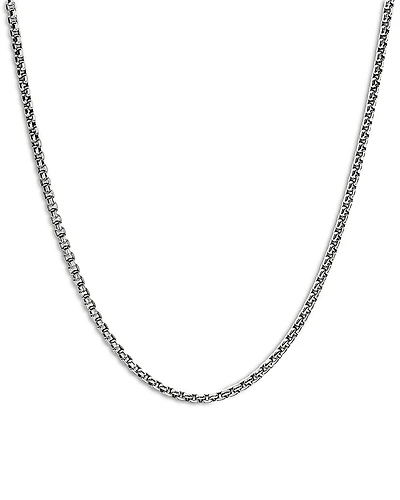 John Hardy Men's Sterling Silver Chain Box Link Necklace