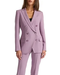 Santorelli Paco Double-Breasted Six-Button Jacket