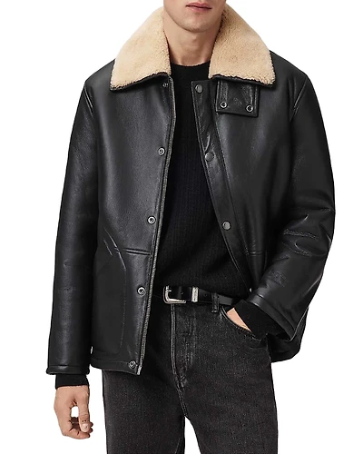 Allsaints Deunia Shearling Coat