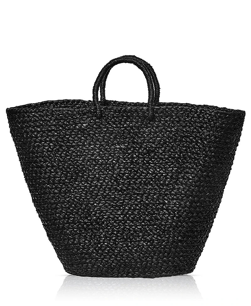Indego Africa Braided Raffia Tote Bag