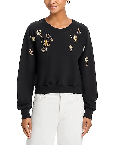Cinq a Sept Jennifer Brooches Sweatshirt