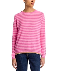 Jumper 1234 Cashmere Tipped Little Stripe Sweater