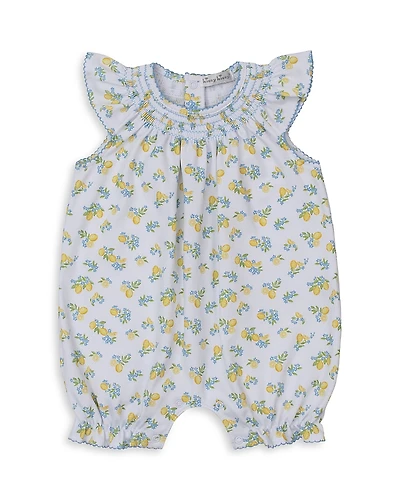 Kissy Girls' Lemon Print Short Playsuit Romper - Baby