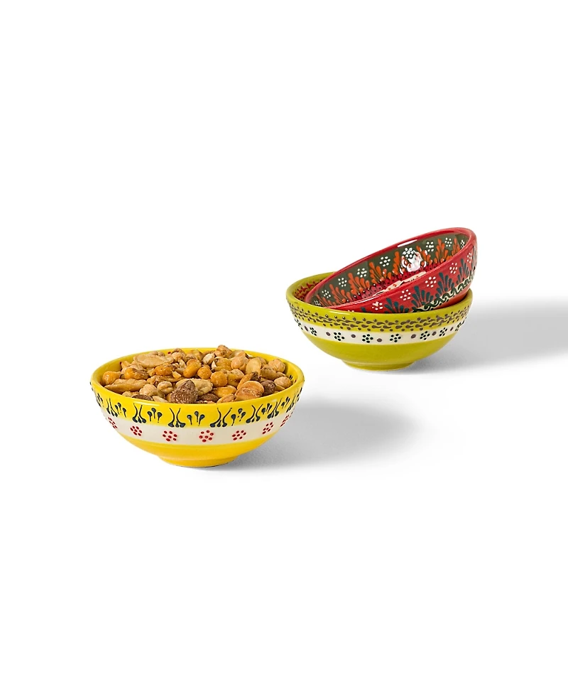 Uncommon Goods Garden Mezze Snack Bowls - Set of 3 by Natto