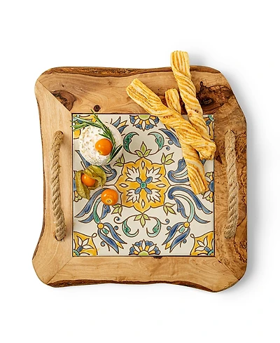 Uncommon Goods Tunisian Small Bites Serving Tray by Kamsah