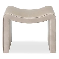 Massoud Isla Suede Ottoman