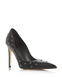 McQueen Women's Embellished Pointed Pumps