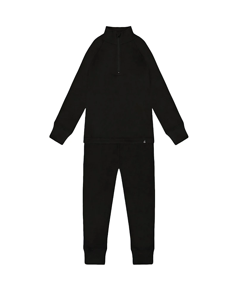 Deux par Unisex Two-Piece Thermal Underwear Set