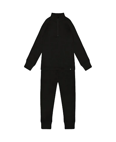 Deux par Unisex Two-Piece Thermal Underwear Set
