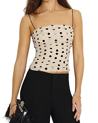 Reformation Amber Ruched Top