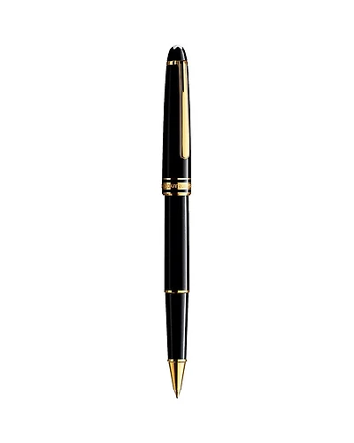 Montblanc Meisterstuck Gold-Plated Black Resin Classique Rollerball Pen