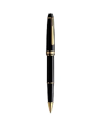 Montblanc Meisterstuck Gold-Plated Black Resin Classique Rollerball Pen