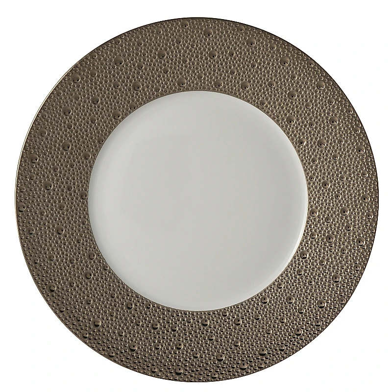 Bernardaud Ecume Platinum Salad Plate