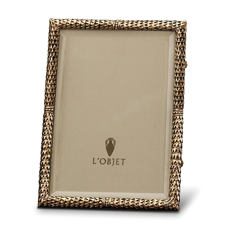 L'Objet Gold Scales Frame, 8 x 10