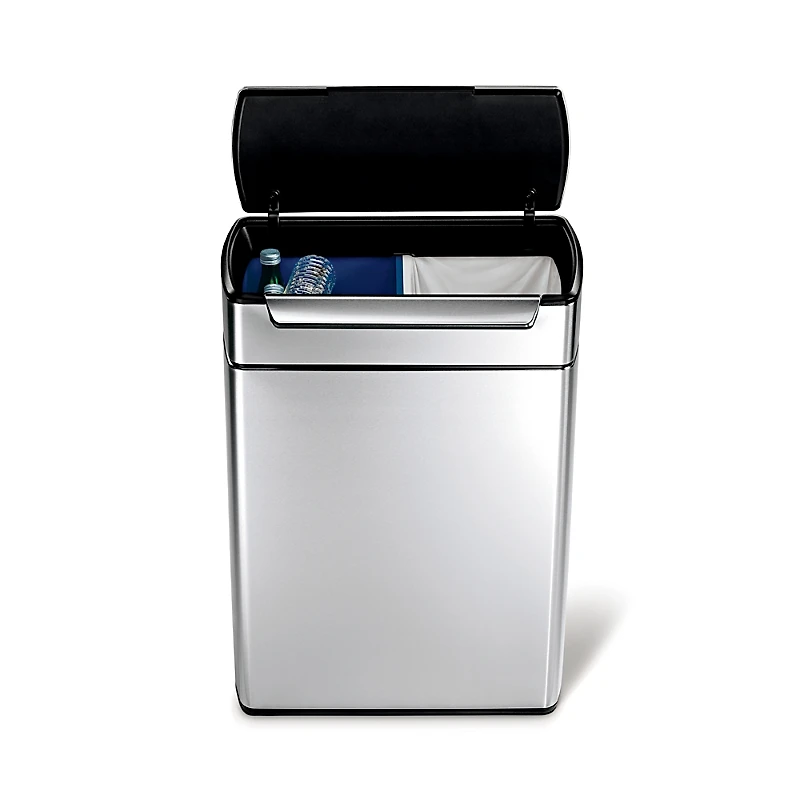 48 Liter Touch Bar Recycling Kitchen Trash Can
