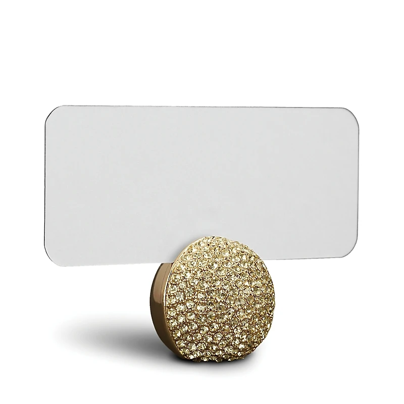 L'Objet Gold Pave Sphere Place Card Holder, Set of 6