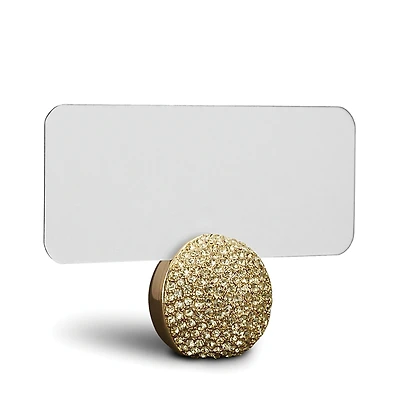 L'Objet Gold Pave Sphere Place Card Holder, Set of 6