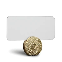 L'Objet Gold Pave Sphere Place Card Holder, Set of 6