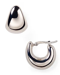 Sterling Silver Huggie Hoop Earrings