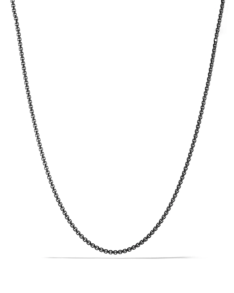 David Yurman Small Box Chain Necklace 2.7mm