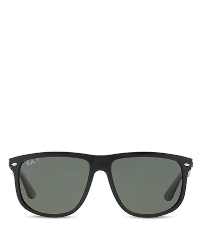 Polarized Boyfriend Square Sunglasses, 60mm