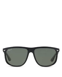 Polarized Boyfriend Square Sunglasses, 60mm