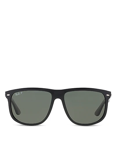 Ray-Ban Polarized Boyfriend Square Sunglasses, 60mm