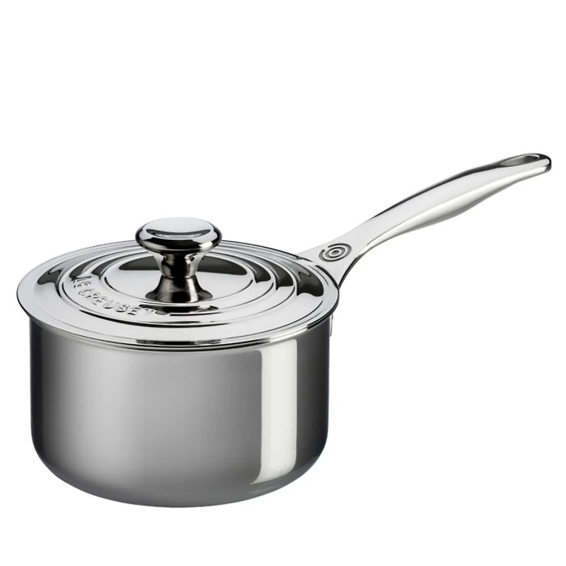 Stainless Steel 3-Quart Saucepan with Lid