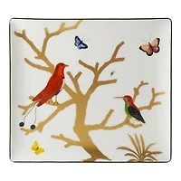 Bernardaud Aux Oiseaux Porcelain Rectangular Tray