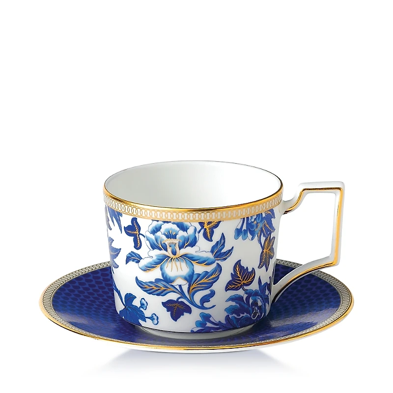 Wedgwood Hibiscus Teacup & Saucer