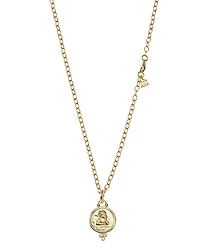 Temple St. Clair 18K Gold 14mm Angel Pendant with Diamonds