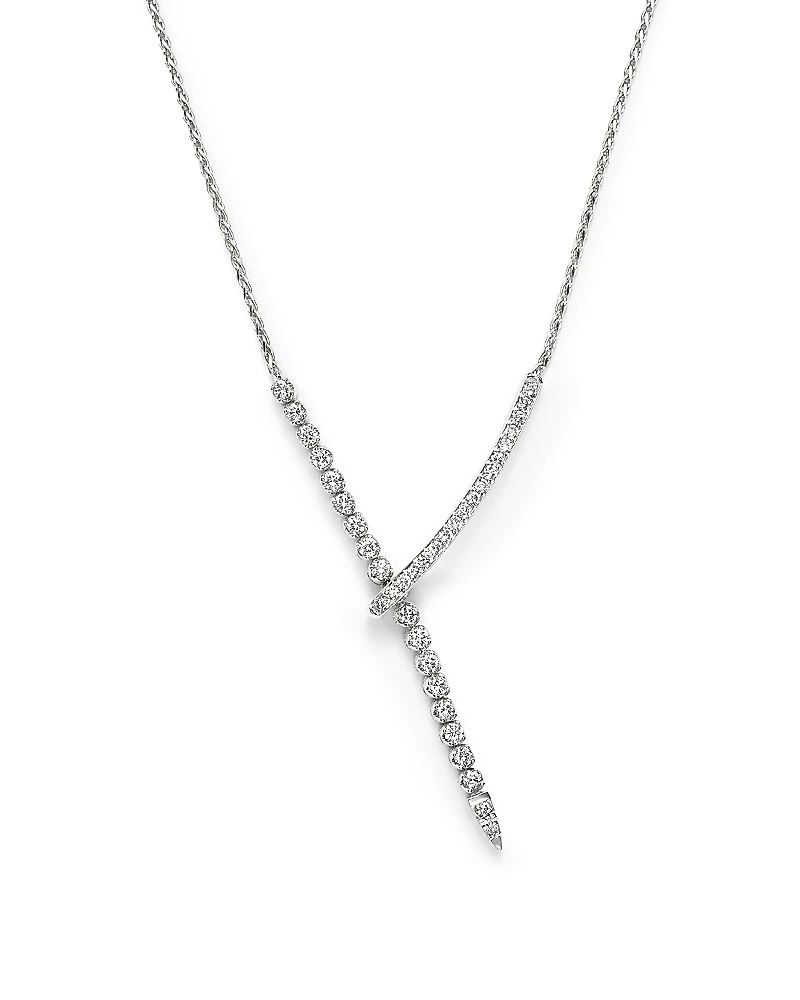 Diamond Y Necklace