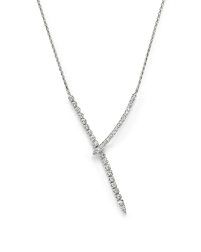Diamond Y Necklace