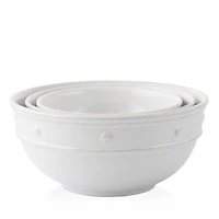 Juliska Berry & Thread Mixing Bowls, Whitewash, Set of 3