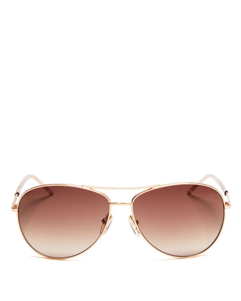 Brow Bar Aviator Sunglasses