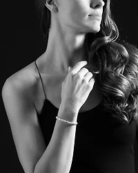 Sterling Silver Signature Caviar Bracelet