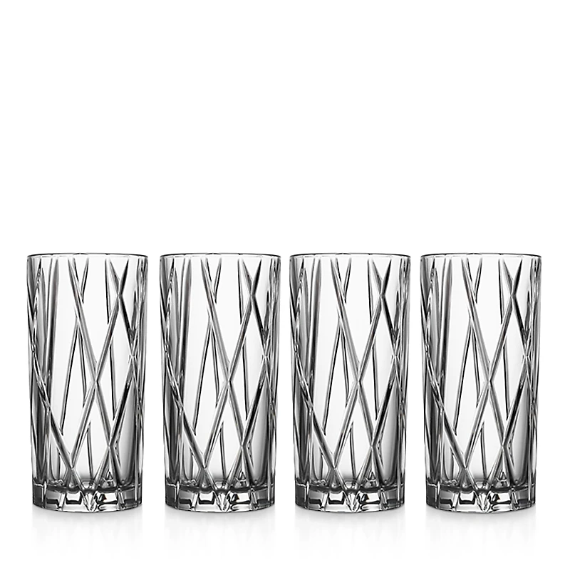 Orrefors City Highball Glass, Set of 4