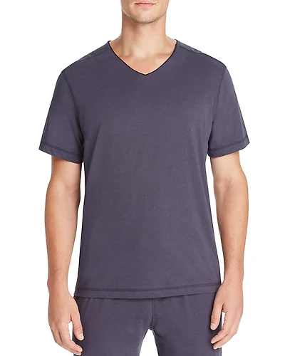 Daniel Buchler Peruvian Pima Cotton V-Neck Lounge Tee