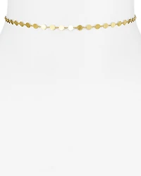 Argento Vivo 18K Gold-Plated Sterling Silver Disc Choker Necklace, 12