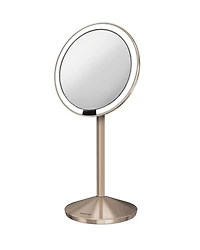 5" Sensor Travel Makeup Mirror, 10x Magnification & Adjustable Brightness