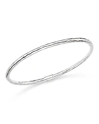 Ippolita Sterling Silver Skinny Hammered Bangle