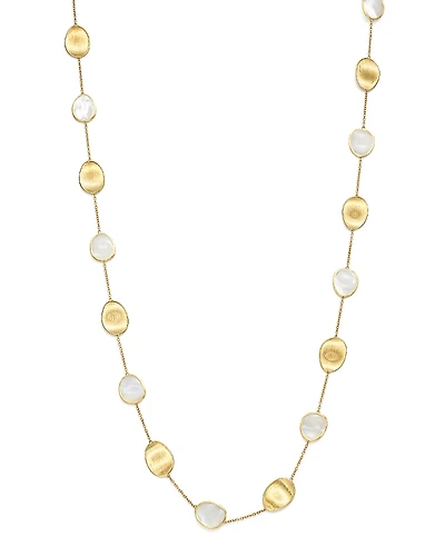 Marco Bicego 18K Yellow Gold Lunaria Mother-of-Pearl Long Necklace, 36