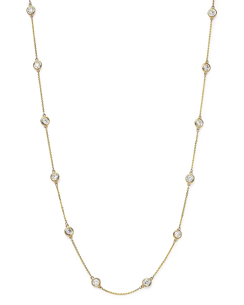 Diamond Station Necklace