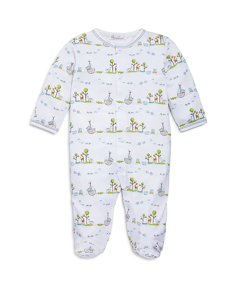 Kissy Noah's Ark Print Footie - Baby
