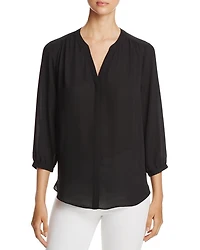 Pintuck-Back Blouse