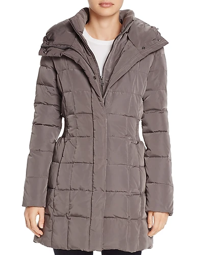 Cole Haan Zip-Front Puffer Coat