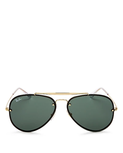 Ray-Ban Blaze Aviator Sunglasses, 61mm
